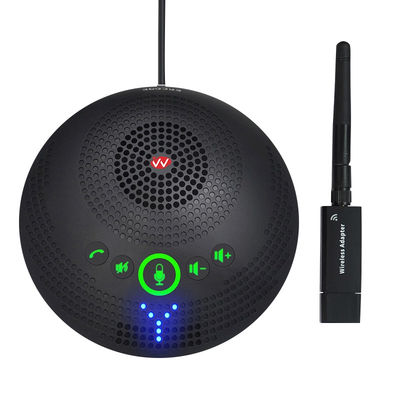 Professionelles Konferenzmikrofon SQ-M13W 2.4G Wireless Omnidirectional Mikrofon, 360-Grad-Abspielung, High-Definition-Audio und Geräuschreduktion